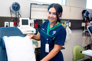 Midwife at the maternal assessment unit