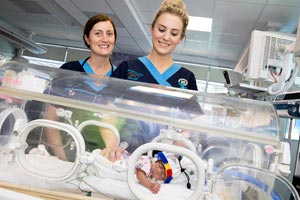 Two midwives in NICU