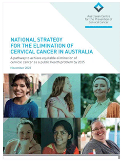 National strategy for the elimination of cervial cancer in Australia