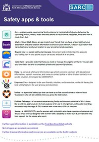 Safety apps and tools