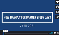 How to apply to DNAMER study days video still