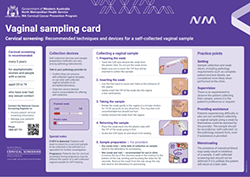 vaginal sampling card